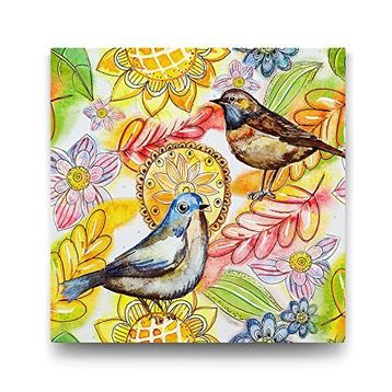 Tabloshop Dekoratif Kuşlar 40x40 cm Tablo