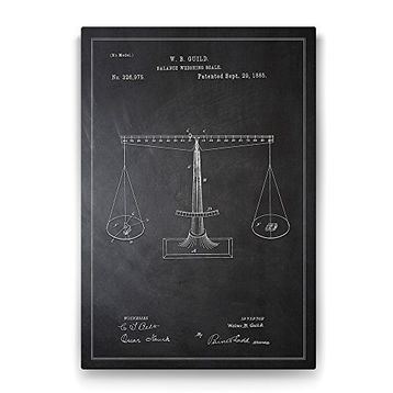 Tabloshop Denge Ölçeği Patenti 100x140 cm Tablo
