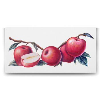 Tabloshop Elma Çizim 120x60 cm Tablo