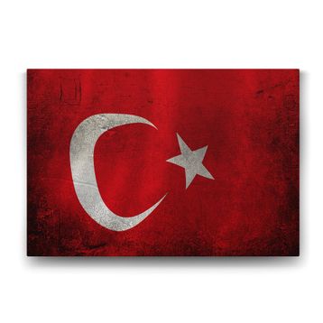 Tabloshop Eskitme Türk Bayrağı 90x60 cm Tablo