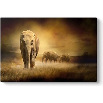Tabloshop Fil Göç 60x40 cm Tablo