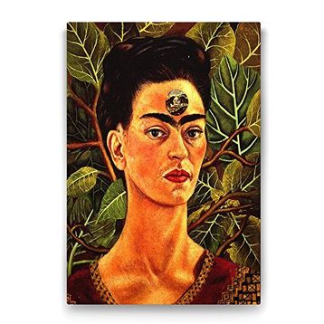 Tabloshop Frida Kahlo Thinking About Death 100x140 cm Tablo