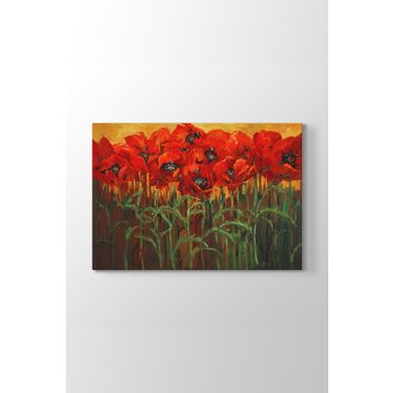 Tabloshop Gelincik Çiçeği Tarlası 60x40 cm Tablo