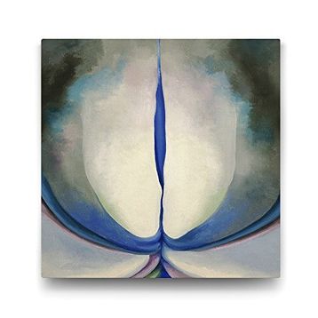 Tabloshop Georgia OKeeffe Blue Line 100x100 cm Tablo