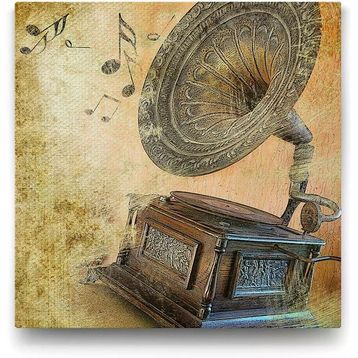 Tabloshop Gramofon 70x70 cm Tablo