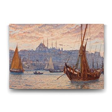 Tabloshop Haliç Manzara Oryantal 125x80 cm Tablo