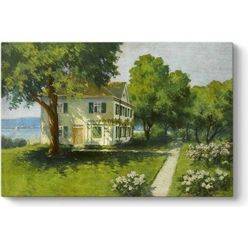 Tabloshop Hoca Ali Rıza Manzara ve Ev 125x80 cm Tablo