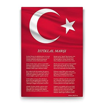Tabloshop İstiklal Marşı 60x90 cm Tablo