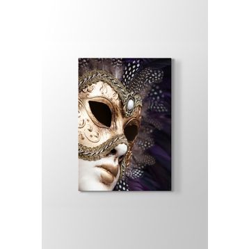Tabloshop İtalya Venedik Maske 60x40 cm Tablo