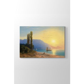 Tabloshop İvan Ayvazovski Deniz 60x40 cm Tablo