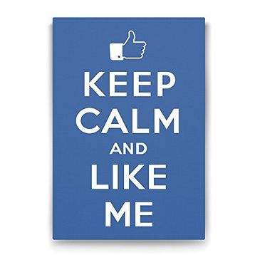 Tabloshop Keep Calm And Like Me 60x90 cm Tablo
