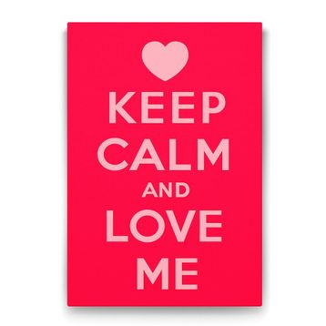 Tabloshop Keep Calm And Love Me 50x75 cm Tablo