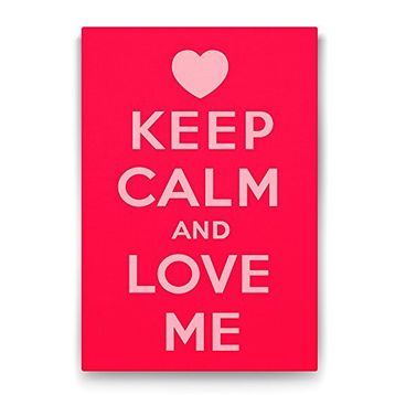 Tabloshop Keep Calm And Love Me 80x125 cm Tablo