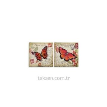 Tabloshop Kelebekler Kanvas Tablo