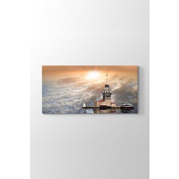 Tabloshop Kız Kulesi İstanbul 80x40 cm Tablo