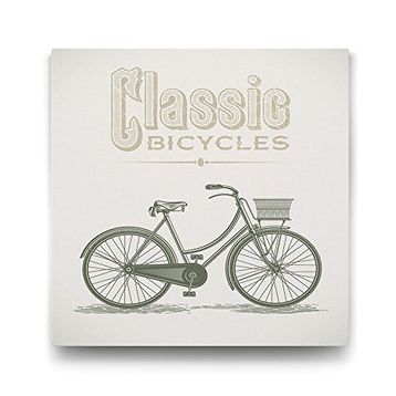 Tabloshop Klasik Bisiklet 70x70 cm Tablo