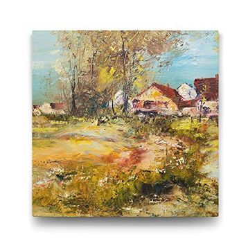 Tabloshop Manzara Çiftlik 80x80 cm Tablo