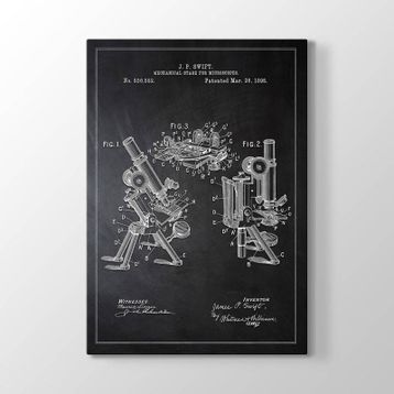 Tabloshop Mikroskop Patent 100x140 cm Tablo