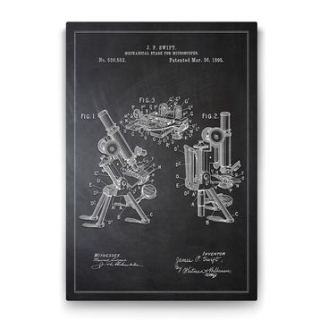 Tabloshop Mikroskop Patent 40x60 cm Tablo