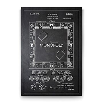 Tabloshop Monopoly Patent 40x60 cm Tablo
