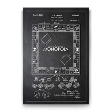 Tabloshop Monopoly Patent 80x125 cm Tablo