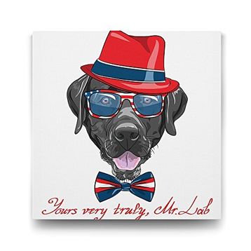 Tabloshop Mr. Labrador 60x60 cm Tablo