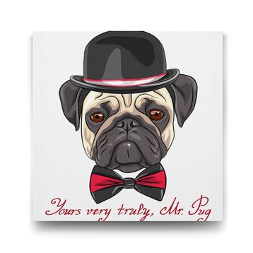 Tabloshop Mr. Pug 70x70 cm Tablo