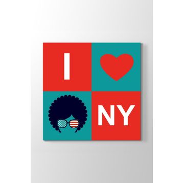 Tabloshop New York'u Seviyorum 80x80 cm Tablo