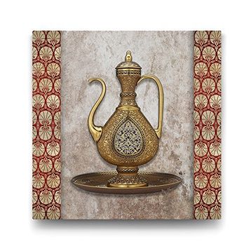 Tabloshop Osmanlı İbrik Ve Leğeni 80x80 cm Tablo