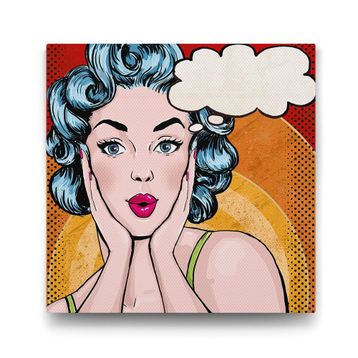 Tabloshop Pin-Up Modeli 70x70 cm Tablo