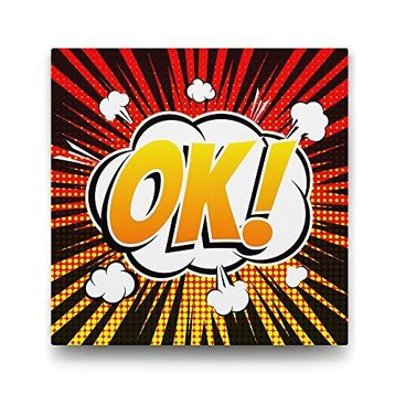 Tabloshop Popart Tamam 60x60 cm Tablo