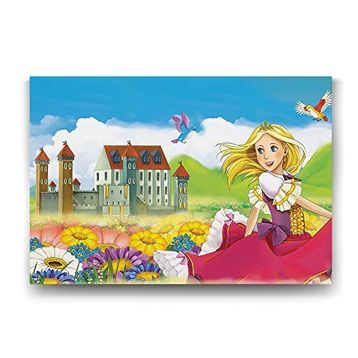 Tabloshop Prenses Masal 125x80 cm Tablo