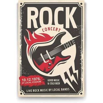 Tabloshop Rock Konseri Afiş 40x60 cm Tablo