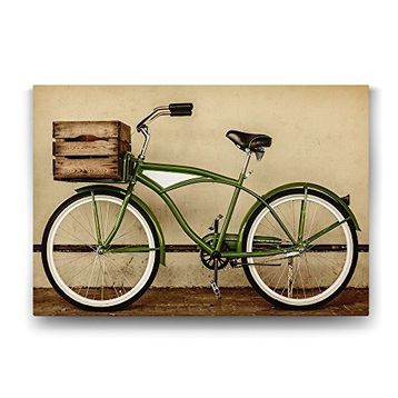 Tabloshop Sandıklı Bisiklet 100x70 cm Tablo