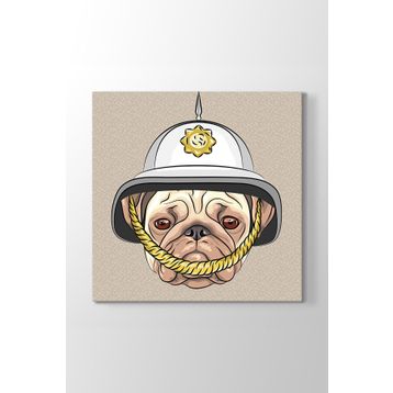 Tabloshop Şerif Bulldog 60x60cm Tablosu