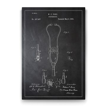 Tabloshop Stetoskop Patenti 40x60 cm Tablo