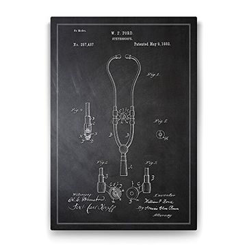 Tabloshop Stetoskop Patenti 40x60 cm Tablo