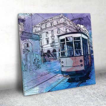 Tabloshop Tramvay Kanvas Tablo