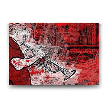 Tabloshop Trompet Çalan Adam 140x100 cm Tablo