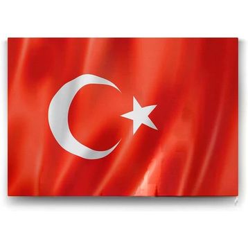 Tabloshop Türk Bayrağı 100x70 cm Tablo