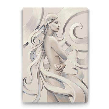 Tabloshop Uzun Saçlı Kadın 50x75 cm Tablo