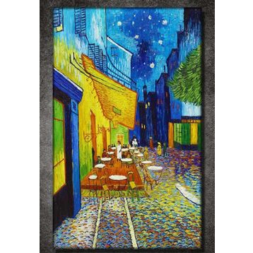 Tabloshop Vincent Van Gogh Terrasse de Cafe 30x45 cm Tablo