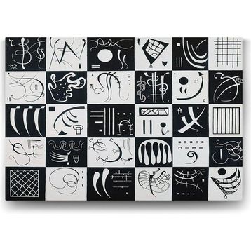 Tabloshop Wassily Kandinsky Thirty 90x60 cm Tablo