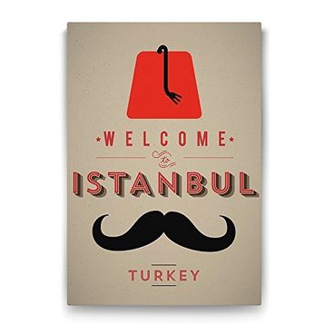 Tabloshop Welcome To İstanbul 100x140 cm Tablo