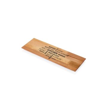 Taboo TAB-1186XS Kitchen Baskılı 35x15 cm Ahşap Tepsi