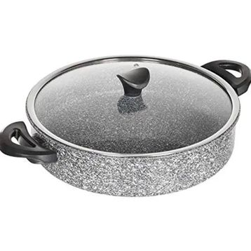 Taç 30 cm Ultra Granit Basık Tencere