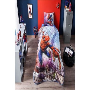 Taç 3051 Lisanslı Spiderman In City Tek Kişilik Uyku Seti