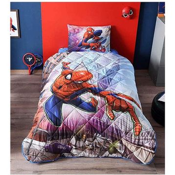 Taç 3051 Lisanslı Spiderman In City Tek Kişilik Uyku Seti