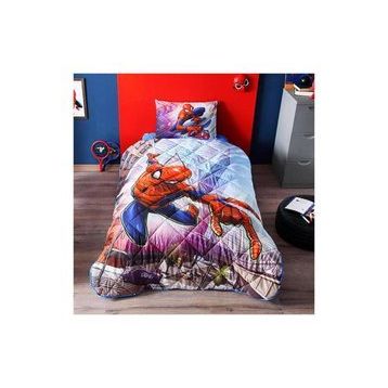 Taç 3051 Lisanslı Spiderman In City Tek Kişilik Uyku Seti