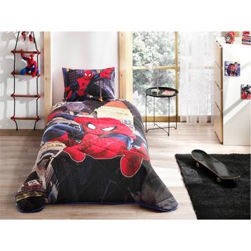 Taç 3051 Lisanslı Spiderman In City Tek Kişilik Uyku Seti